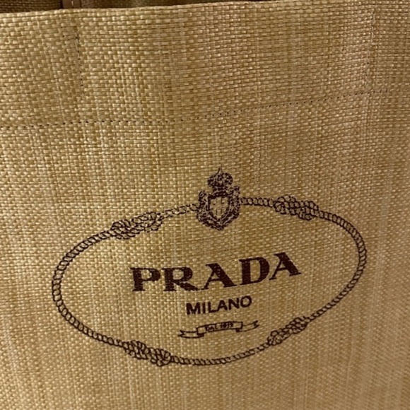 Prada Raffia tote New - Picture 4 of 6